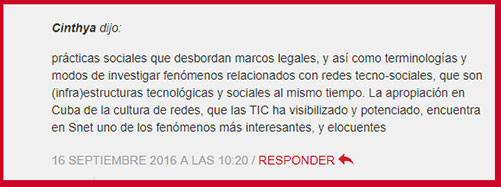 comentario