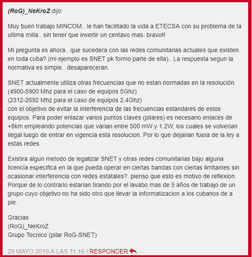 comentario