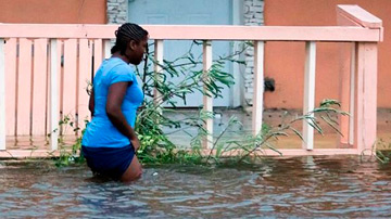 Paso del huracán Dorian por las Bahamas