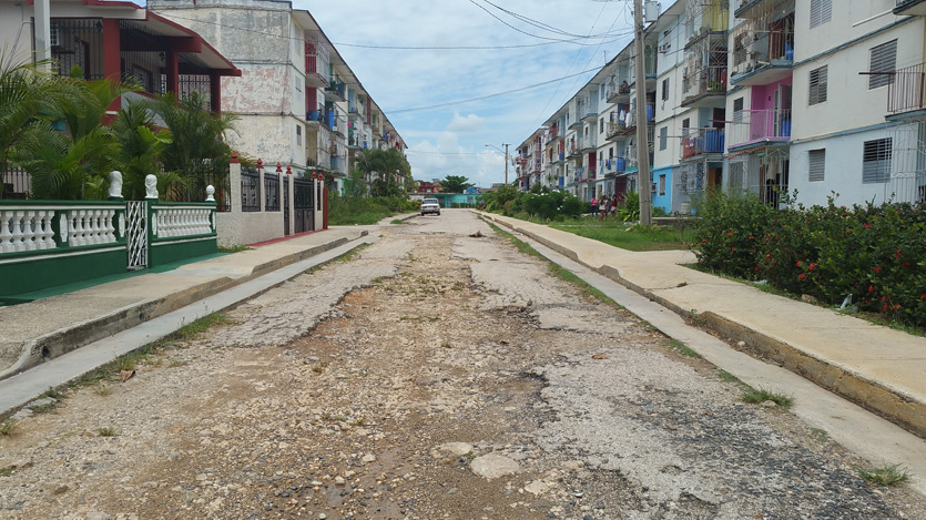 Calle en mal estado