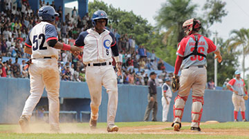 Juego de béisbol