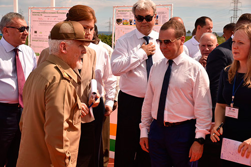 Visita Dimitri Medvedev proyecto petrolero 