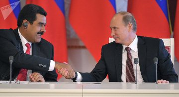 Vladimir Putin y Nicolás Maduro
