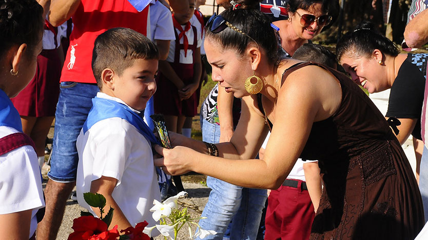 Pionero con su mama