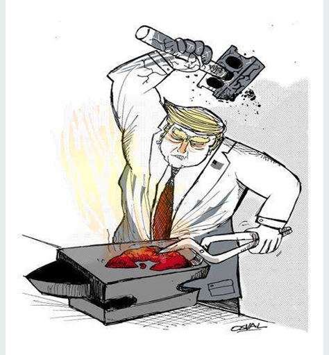 Caricatura: Acero cubano