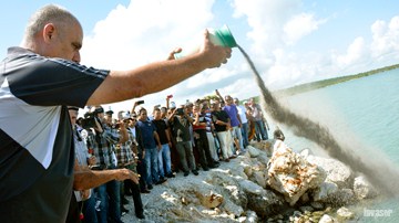 Evelio Capote, cenizas