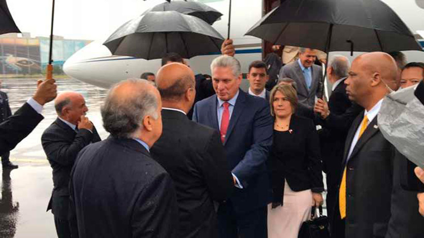 Miguel Díaz-Canel visita a México