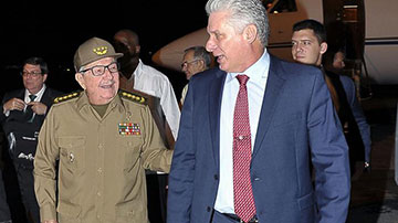 Raúl Castro y Díaz Canel
