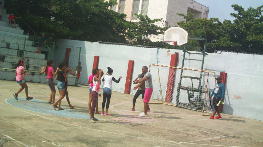 Juego de balonmano