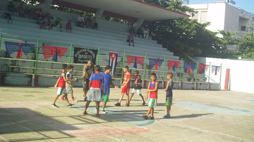 Juego de balonmano