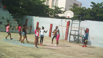 Juego de balonmano