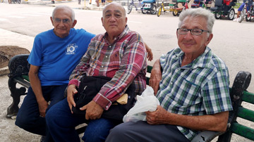 Ibrahím, Carlos y Gilfredo
