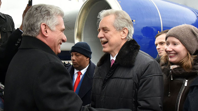 Miguel Díaz-Canel en Rusia 
