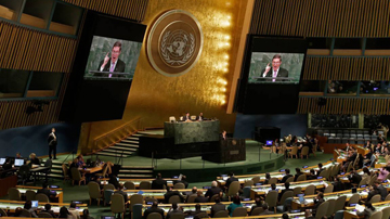 Votación en la ONU