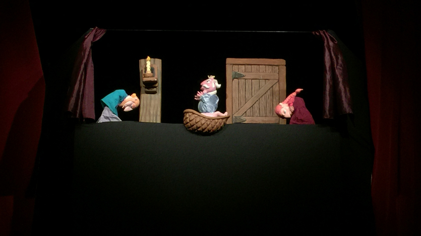 Títeres, escenario