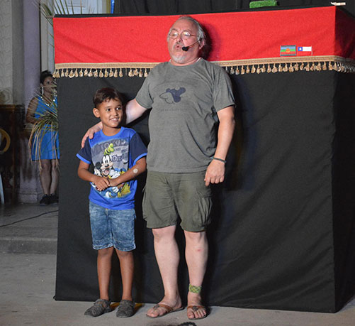 Larry Malinarich y niño
