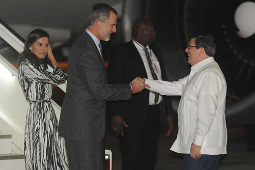 Reyes de España en Cuba