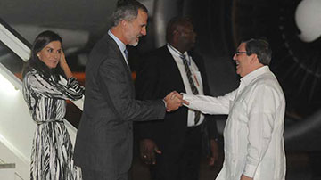 Reyes de España en Cuba