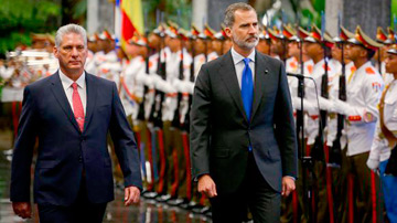 Presidente cubano y rey de España