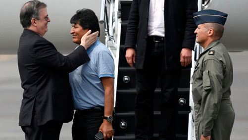 Evo Morales en México