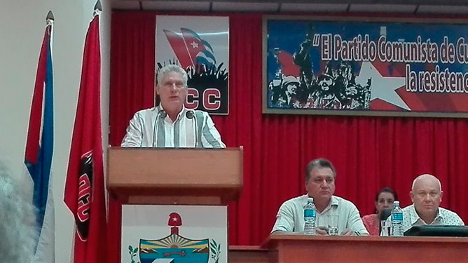 Díaz Canel en Ciego de Ávila