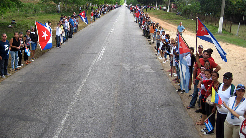 personas en la calle
