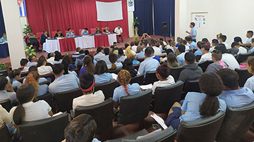 Asamblea estudiantes de la FEEM
