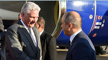 Miguel Díaz-Canel en Argentina