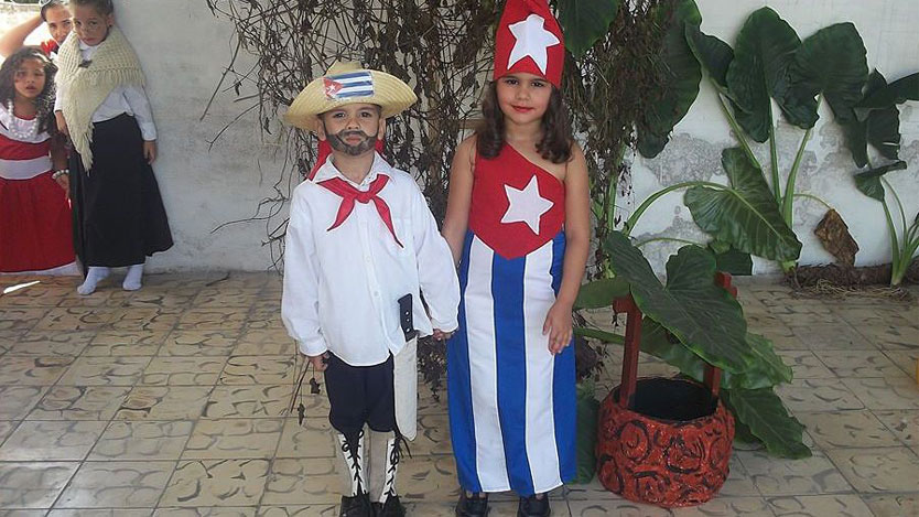 Niños del bando rojo