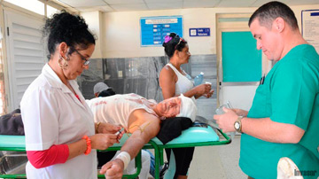 Paciente en el hospital