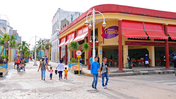 Boulevard en Ciego de Ávila