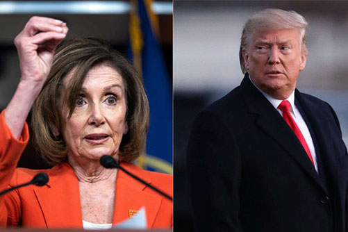 Nancy Pelosi y Donald Trump