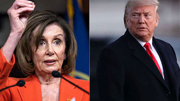 Nancy Pelosi y Donald Trump