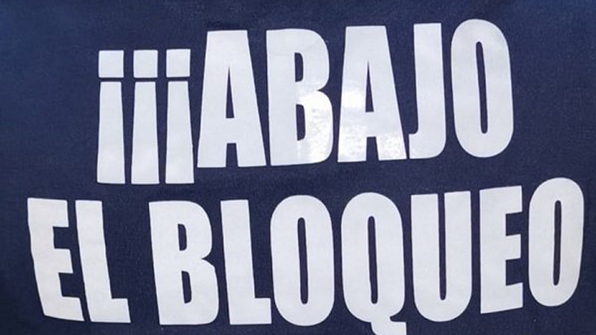 Bloqueo a Cuba, cartel