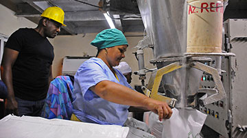 Mujer trabajando