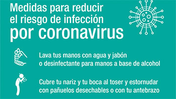 Medidas para prevenir el coronavirus Covid-19