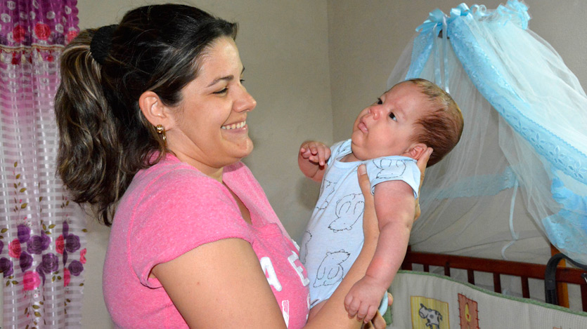 Mamá con su bebé