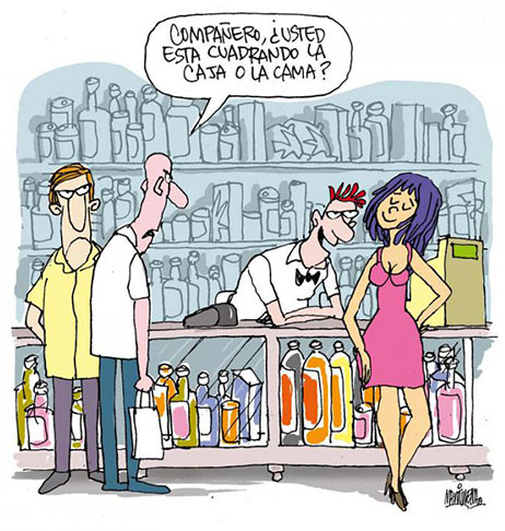 caricatura maltrato