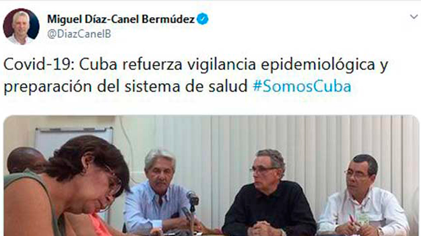 Medidas frente al Covid-19, Diaz-Canel