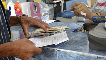 Pago a pensionados