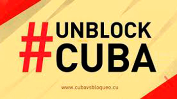 Bloqueo a Cuba, cartel