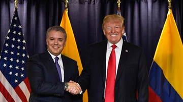 Ivan Duque y Donald Trump