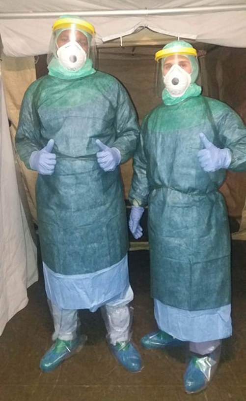 Médicos en Lombardía