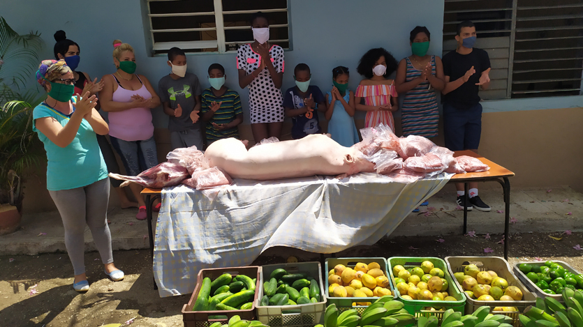 Donación de alimentos
