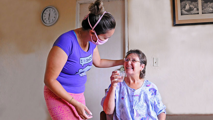Hija con su madre