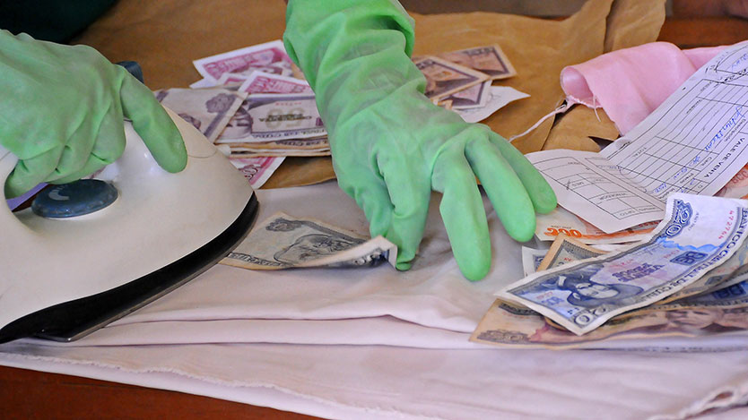 planchando dinero