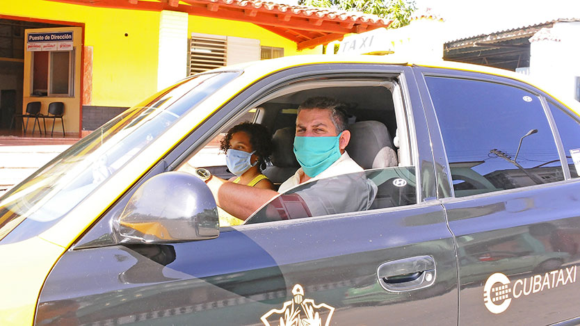 chofer de taxi
