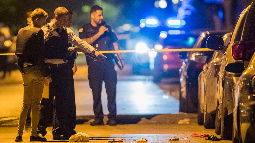 Policías en Chicago