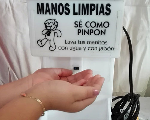  dispensador desinfectante