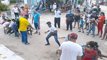  tracción de la soga